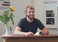 Benjamin Maack in der KulturWerkstatt
